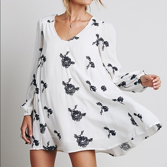Free People Dresses & Skirts - Free People • Floral Emma Dress in Agave